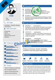 建筑工程师英文简历模板